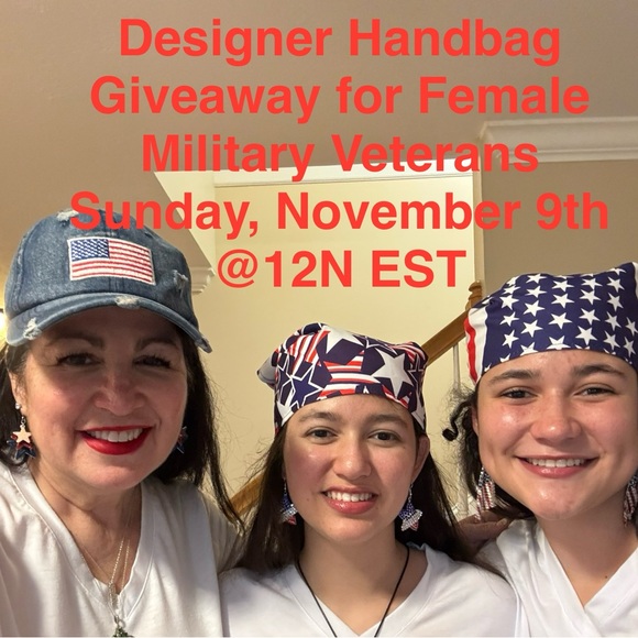 Designer Handbag Giveaway For Female Military Veterans - Picture 1 of 8